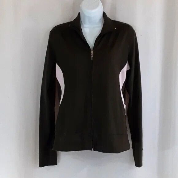 Lucy size medium zip closure brown pink jacked - Picture 1 of 14